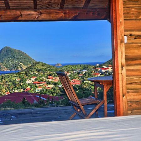 Ti Kaz Anoli Cottage En Bois Avec Vue Sur La Baie Terre-de-Bas Extérieur photo