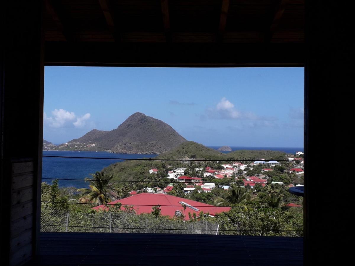 Ti Kaz Anoli Cottage En Bois Avec Vue Sur La Baie Terre-de-Bas Extérieur photo