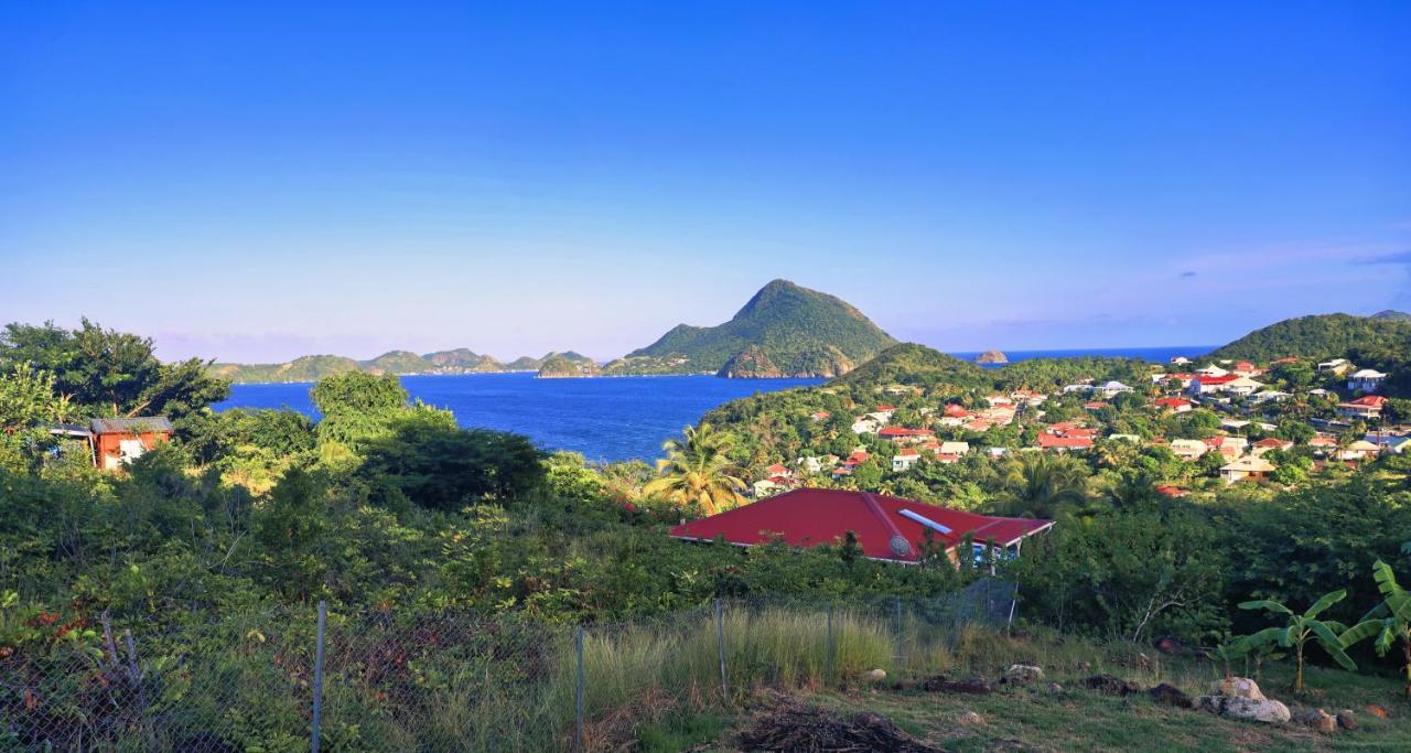 Ti Kaz Anoli Cottage En Bois Avec Vue Sur La Baie Terre-de-Bas Extérieur photo
