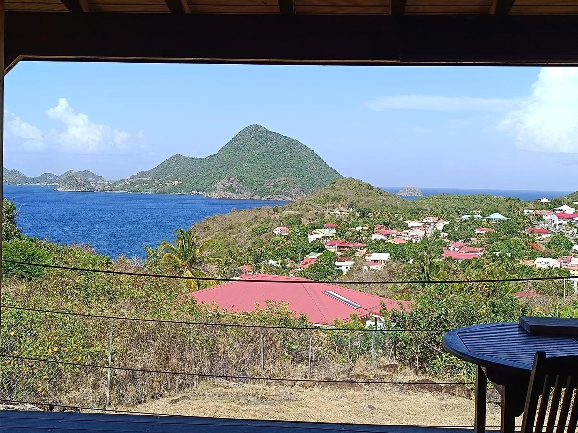 Ti Kaz Anoli Cottage En Bois Avec Vue Sur La Baie Terre-de-Bas Extérieur photo